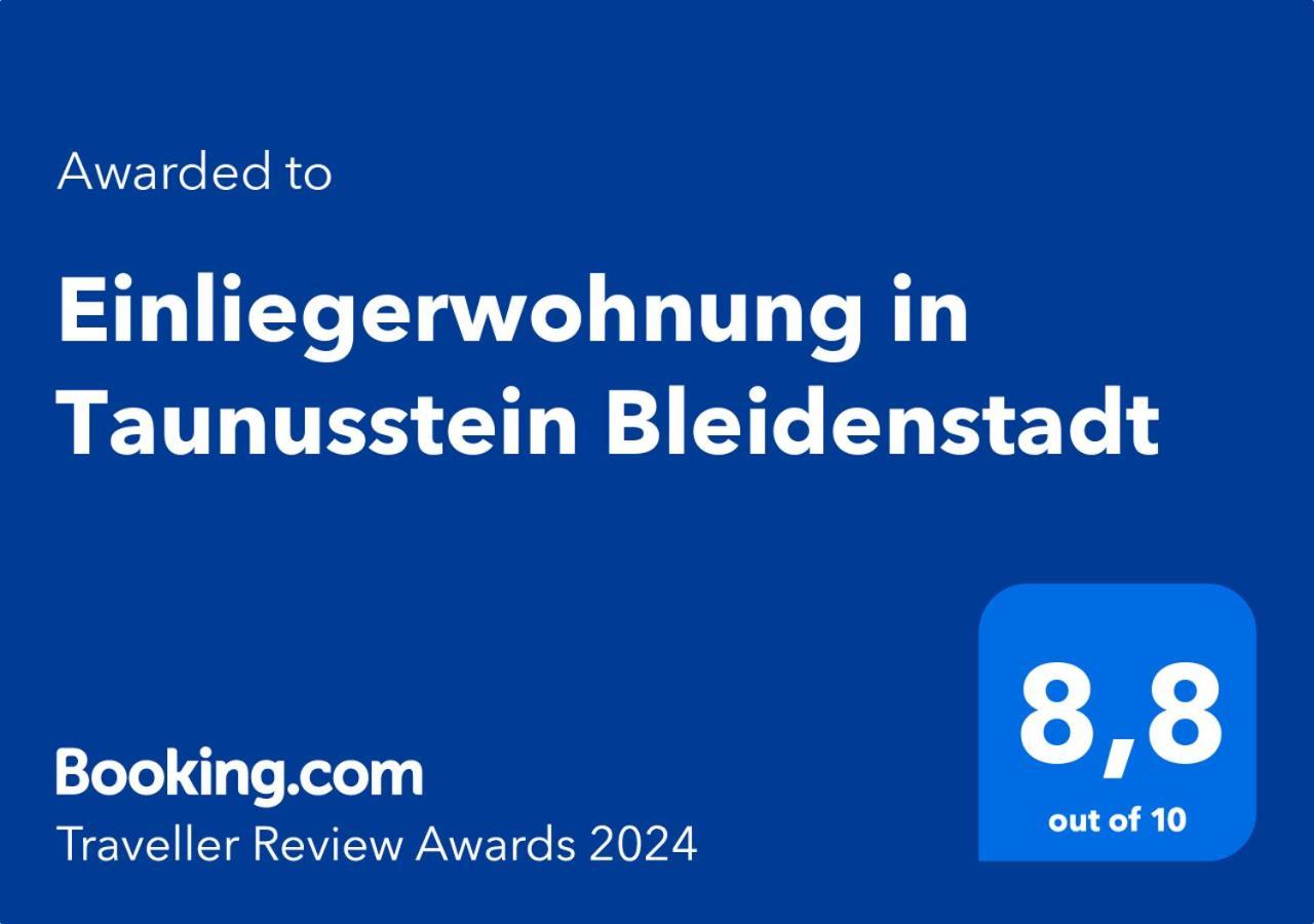 Apartamento 1 Zimmer, Küche und Bad  Taunusstein Exterior foto